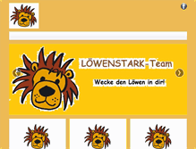 Tablet Screenshot of loewenstark-team.org